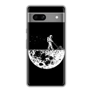Силіконовый Чохол з принтом "Космонавти" на Google Pixel 7A (Космонавт)
