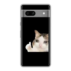 Бампер з принтом Меми для Google Pixel 7A (Кіт у сльозах)