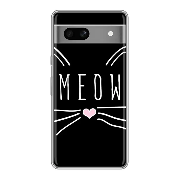 Чехол с рисунком «КОТИК MEOW» для Google Pixel 7A Чехол с рисунком «КОТИК MEOW» для Google Pixel 7A