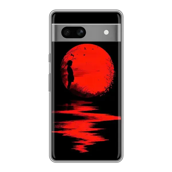 Чохол з малюнком «Червоний Захід сонця» для Google Pixel 7A Чохол з малюнком «Червоний Захід сонця» для Google Pixel 7A