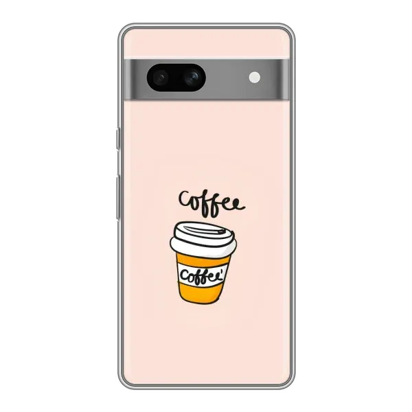 Чехол с рисунком «Кружка кофе» для Google Pixel 7A Чехол с рисунком «Кружка кофе» для Google Pixel 7A
