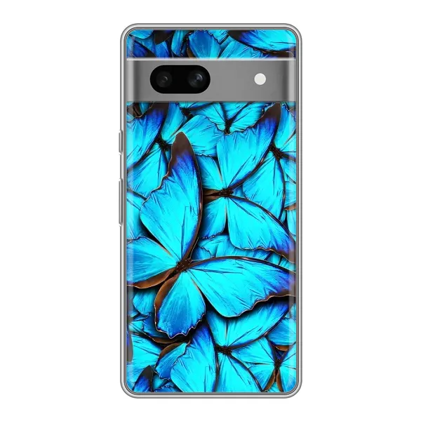 Чехол с рисунком «Крылья бабочек» для Google Pixel 7A