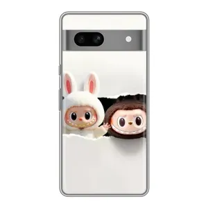 Чохол з принтом Лабубу для Google Pixel 7A (Фігурки Labubu)