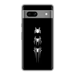 Чехол Супергерой Человека Паука на Google Pixel 7A (Лого паука)