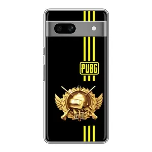Чехол (TPU) с картинкой "Лого Пабг" на Гугул Пиксель 7А (Лого PUPG)