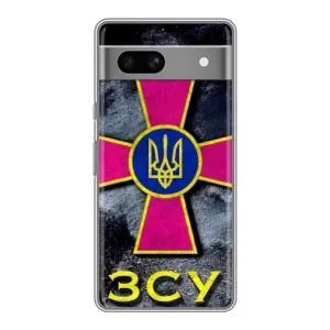 ЗСУ Чохли (TPU) для Google Pixel 7A (Лого ЗСУ)