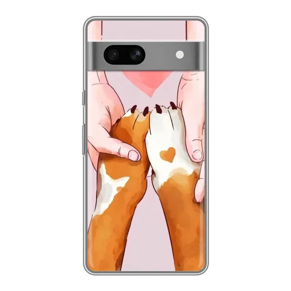 Чехол с рисунком «Любовь к собакам» для Google Pixel 7A Чехол с рисунком «Любовь к собакам» для Google Pixel 7A