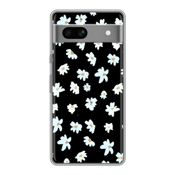 Чехол с рисунком «Маленькие ромашки» для Google Pixel 7A