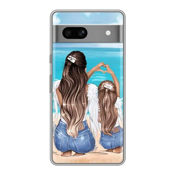 Чохол з малюнком «Мама і дочка» для Google Pixel 7A Чохол з малюнком «Мама і дочка» для Google Pixel 7A
