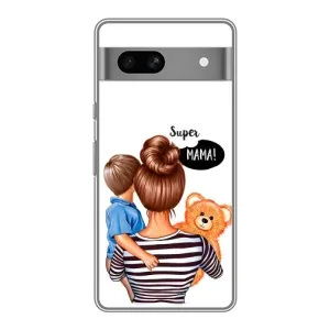 Чохли для МАМИ на Google Pixel 7A (Мама і син)