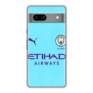Силиконовые Чехлы принт Футбол на Google Pixel 7A (Man City)