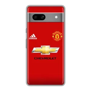 Силиконовые Чехлы принт Футбол на Google Pixel 7A (Man United)