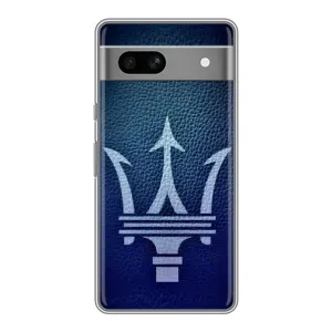 Чехлы с тематикой "Крутые машины" на Google Pixel 7A (Лого Maserati)