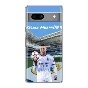 Чохол (TPU) з Футболістом на Google Pixel 7A (Mbappe Real)