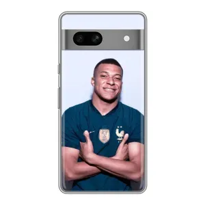 Чохол (TPU) з Футболістом на Google Pixel 7A (Мбаппешичка)