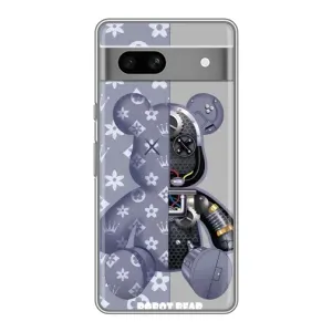 Силіконовий чохол для Google Pixel 7A (Ведмідь Louis Vuitton)
