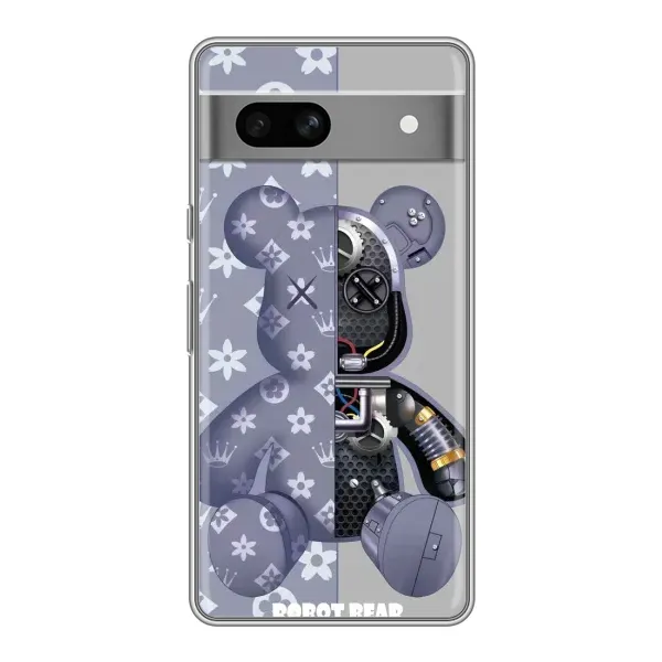Чехол с рисунком «Медведь Louis Vuitton» для Google Pixel 7A