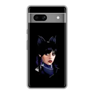 Чохол з картинкою Венсдей на Google Pixel 7A (Мила Венсдей)