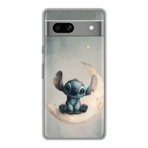 Чехол с рисунком Стич для Google Pixel 7A (Милый Стич)