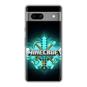 Чехол майнкрафт для Google Pixel 7A (MineCraft 2)
