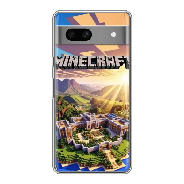 Чохол з малюнком «MINECRAFT» для Google Pixel 7A