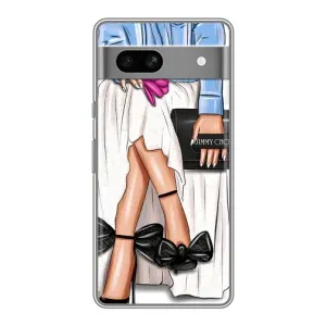 Силиконовый Чехол на Google Pixel 7A с картинкой Стильных Девушек (Мода)