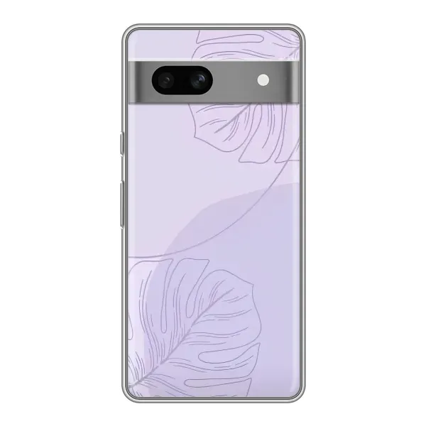 Чехол с рисунком «Монстера фиолетовая» для Google Pixel 7A Чехол с рисунком «Монстера фиолетовая» для Google Pixel 7A