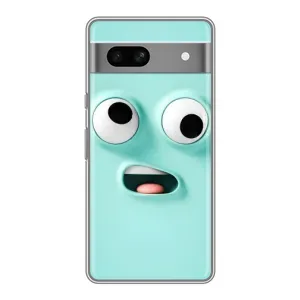 Чехол с рисунком «Забавное мятное лицо» для Google Pixel 7A