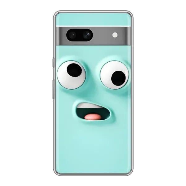 Чехол с рисунком «Забавное мятное лицо» для Google Pixel 7A Чехол с рисунком «Забавное мятное лицо» для Google Pixel 7A