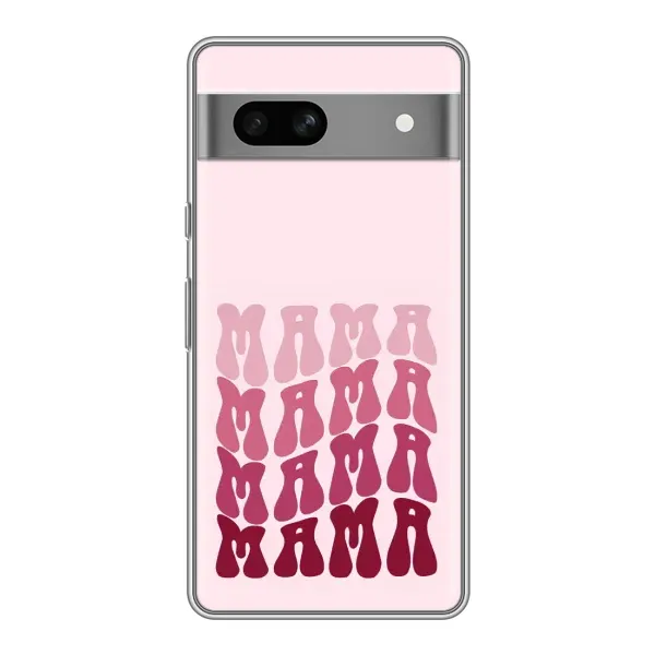Чехол с рисунком «Надпись мама» для Google Pixel 7A Чехол с рисунком «Надпись мама» для Google Pixel 7A