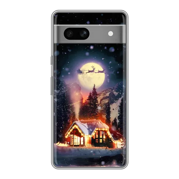 Чехол с рисунком «Настроение зимнее» для Google Pixel 7A
