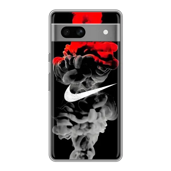 Чехол с рисунком «Nike дым» для Google Pixel 7A