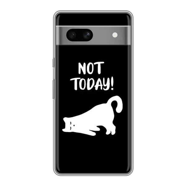 Чехол с рисунком «Not Today» для Google Pixel 7A Чехол с рисунком «Not Today» для Google Pixel 7A