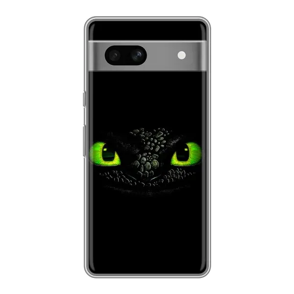 Чехол с рисунком «Глаза Беззубика» для Google Pixel 7A Чехол с рисунком «Глаза Беззубика» для Google Pixel 7A