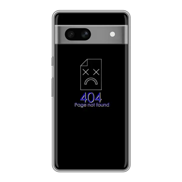 Чехол с рисунком «Ошибка 404» для Google Pixel 7A Чехол с рисунком «Ошибка 404» для Google Pixel 7A