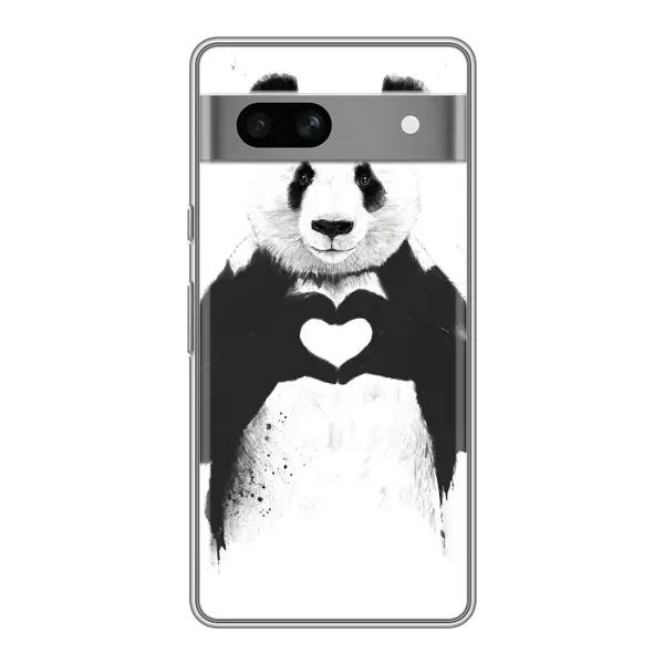Чехол с рисунком «Панда» для Google Pixel 7A Чехол с рисунком «Панда» для Google Pixel 7A