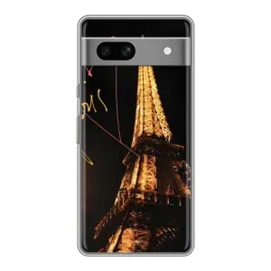 Чехол с Эйфелевой башней на Google Pixel 7A (Paris)