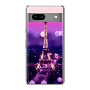 Чехол с Эйфелевой башней на Google Pixel 7A (Париж башня)