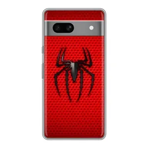 Чехол Супергерой Человека Паука на Google Pixel 7A (Паук марвел)