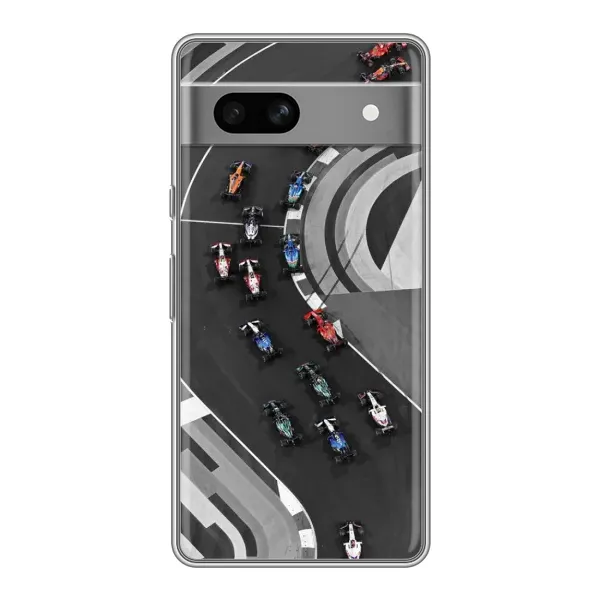 Чехол с рисунком «Гонки ф1» для Google Pixel 7A Чехол с рисунком «Гонки ф1» для Google Pixel 7A