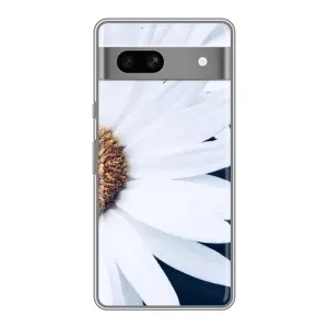 Чохол з ромашками на Google Pixel 7A (Пів ромашки)