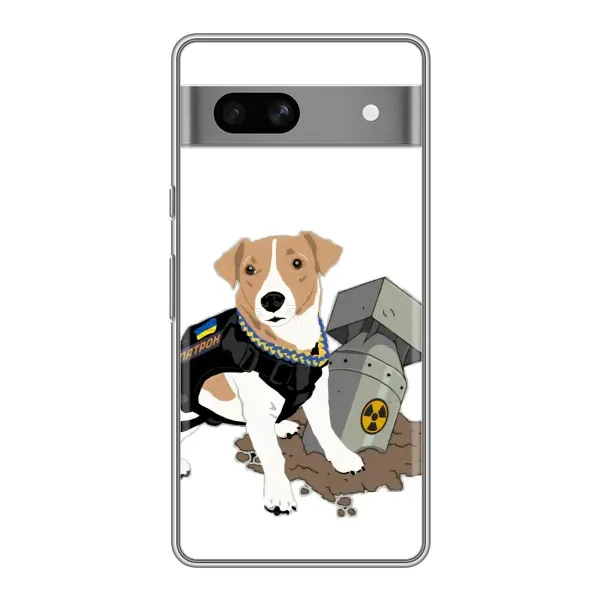Чехол с рисунком «Пёс Патрон с ракетой» для Google Pixel 7A Чехол с рисунком «Пёс Патрон с ракетой» для Google Pixel 7A