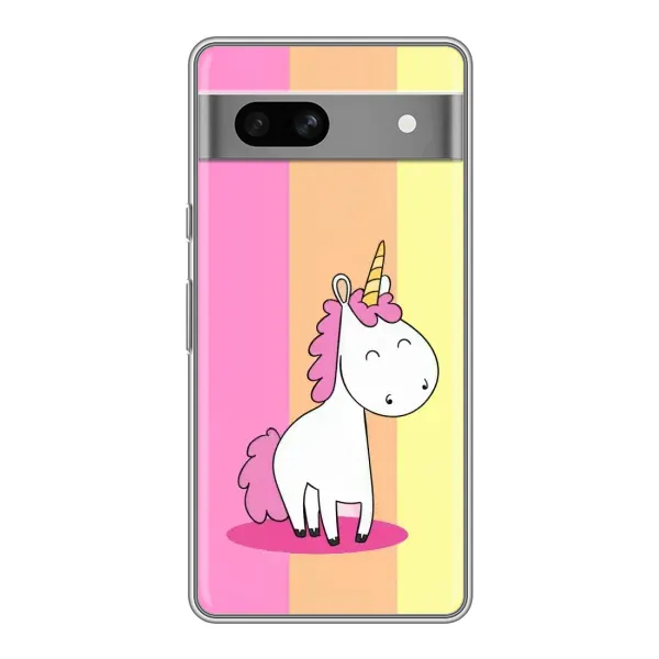 Чехол с рисунком «Радужный Единорог» для Google Pixel 7A Чехол с рисунком «Радужный Единорог» для Google Pixel 7A