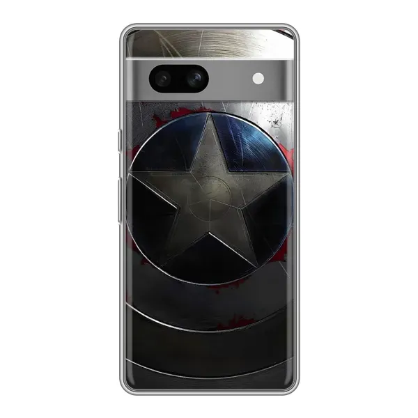 Чохол з малюнком «Ретро Щит Капітана» для Google Pixel 7A Чохол з малюнком «Ретро Щит Капітана» для Google Pixel 7A