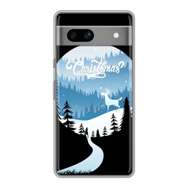 Чохол з малюнком «Різдвяний Олень» для Google Pixel 7A Чохол з малюнком «Різдвяний Олень» для Google Pixel 7A