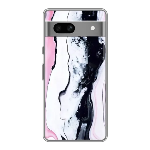 Чехол с рисунком «Розовый мрамор» для Google Pixel 7A Чехол с рисунком «Розовый мрамор» для Google Pixel 7A