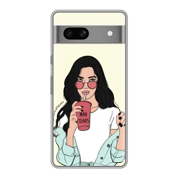 Чохол з малюнком «З напоєм» для Google Pixel 7A Чохол з малюнком «З напоєм» для Google Pixel 7A