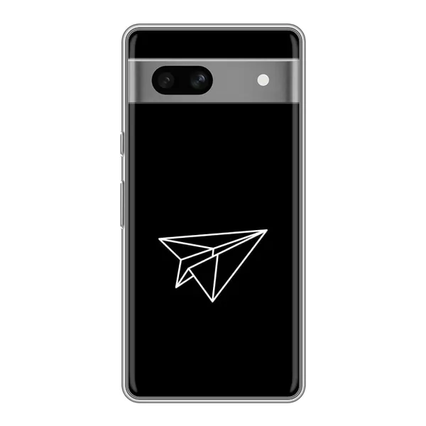 Чехол с рисунком «Самолетик» для Google Pixel 7A Чехол с рисунком «Самолетик» для Google Pixel 7A