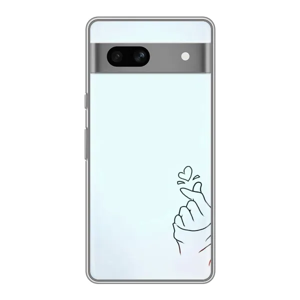 Чохол з малюнком «Сердечко на блакитному» для Google Pixel 7A Чохол з малюнком «Сердечко на блакитному» для Google Pixel 7A