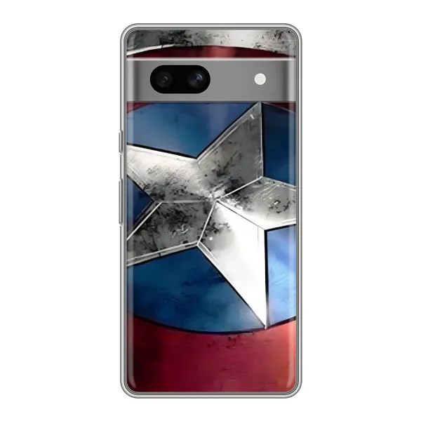 Чохол з малюнком «Щит Капітана Америки» для Google Pixel 7A Чохол з малюнком «Щит Капітана Америки» для Google Pixel 7A